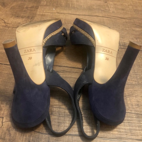 Zara Women’s Summer Strappy Heels size 39. - Picture 4 of 9